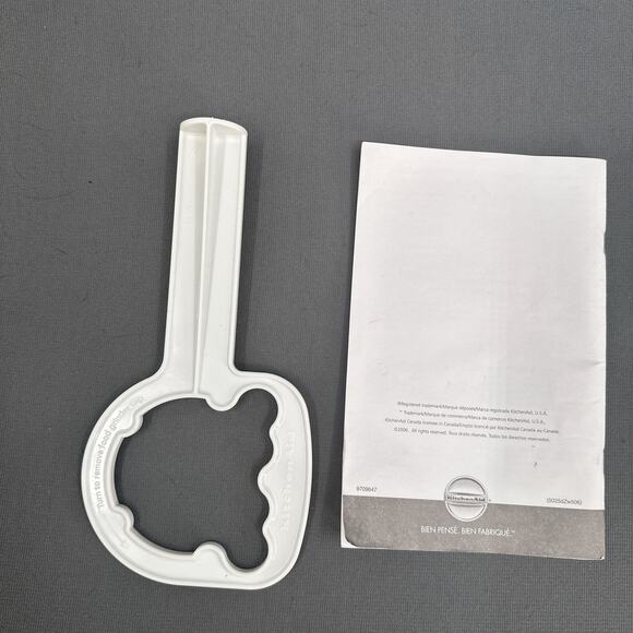 KitchenAid FGA Food Grinder Replacement Parts Cap Wrench Food Pusher Manual - Picture 2 of 14